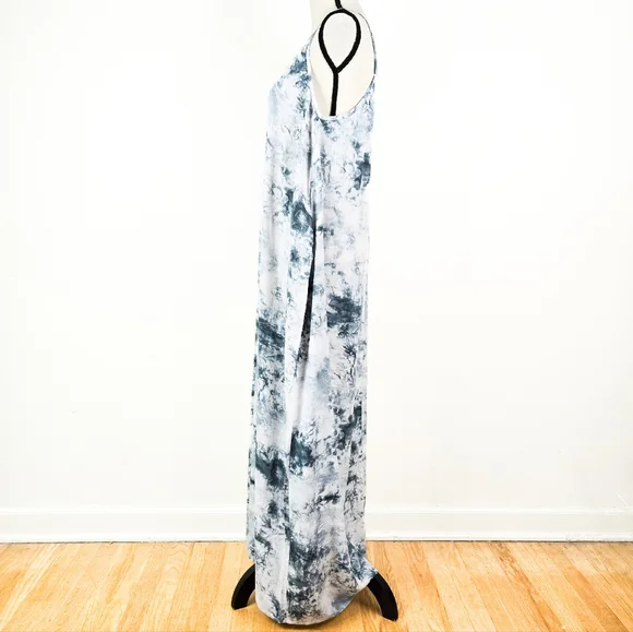 🦋LAST🦋 NWT Grade & Gather Cocoon Maxi Dress, Teal Dust, Size Small - Picture 4 of 5